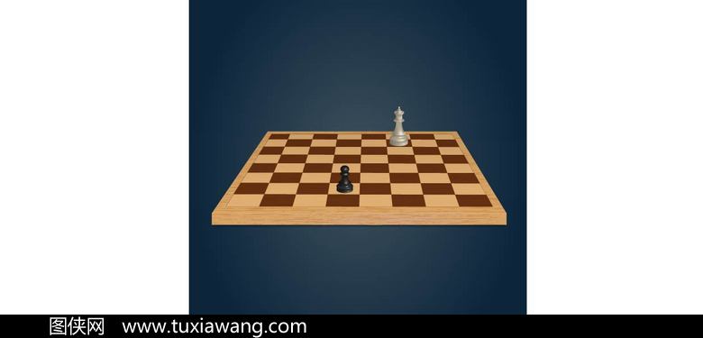 国际象棋棋盘矢量素材