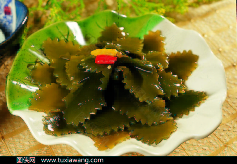 酸辣海带茎图片素材